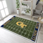 Georgia Tech Yellow Jackets Nfl Rug Custom Size And Printing 0