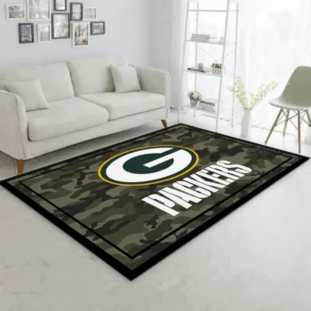 Logo Green Bay Packers Nfl Rug Custom Size And Printing 0