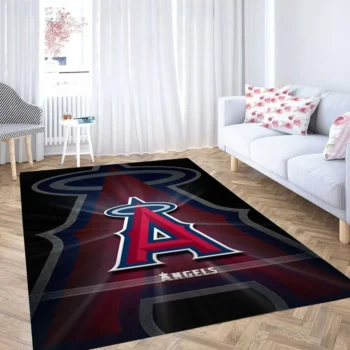 Los Angeles Angels Logo Living Room Modern Carpet Rug 1612846403625 1612846403625