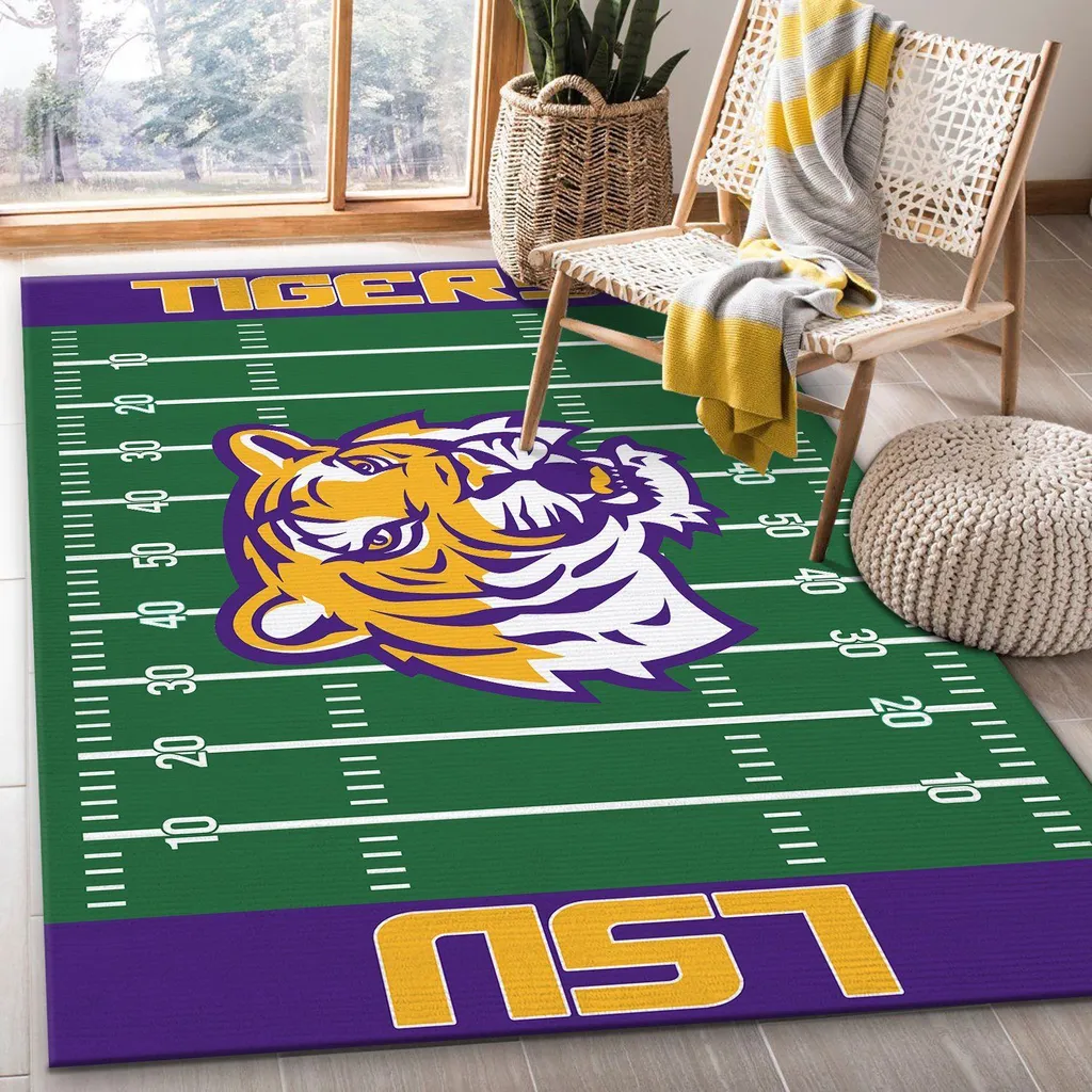 Lsu Tigers Nfl Rug Custom Size And Printing 0 Lsu Tigers Nfl Rug Custom Size And Printing 0