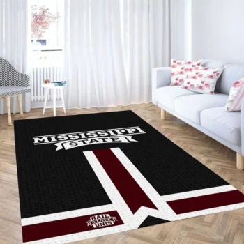 Mississippi State Bulldogs Baseball Living Room Modern Carpet Rug 1612846663267 1612846663267