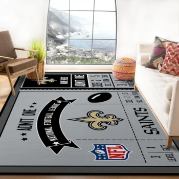 New Orleans Saints Sport Rug Custom Size And Printing 0