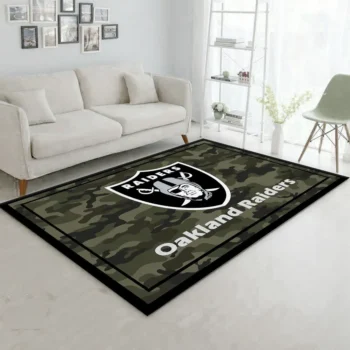 Oakland Raiders Nfl Rug Custom Size And Printing 0