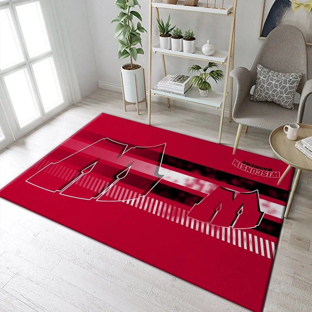 Wisconsin Badgers Ncaa Rug Custom Size And Printing 0 Wisconsin Badgers Ncaa Rug Custom Size And Printing 0