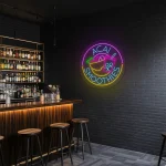 neon sign acai smoothies bowl and drink fast food decor 1