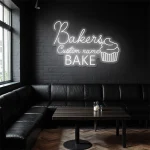 neon sign bakers bake cupcake icon bakery decor 1