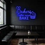 neon sign bakers bake cupcake icon bakery decor 1
