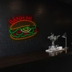 neon sign banh mi vietnamese sandwich restaurant decor 1