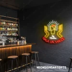 neon sign mexican food burrito icon restaurant wall decor 1