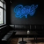 neon sign sweet text fast food restaurant decor 1