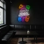 neon sign wtf where s the food fast food icons restaurant decor 1