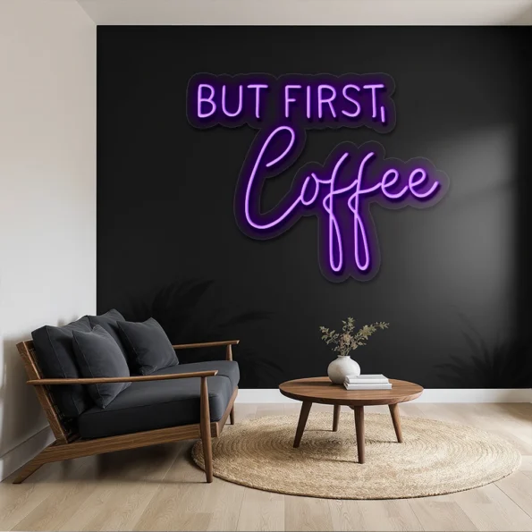 neon sign but first coffee text wall decor for living room 4