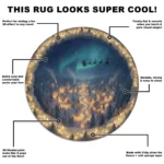 Blue Yellow 3d Illusion Rug Transform Your Home With Magic 1