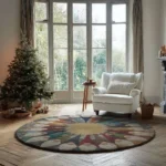 Brown Beige Stunning 3d Illusion Rug For Unique Home Decor 1