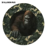 Brown Black 3d Animal Rug Bring Wildlife Illusion To Your Space 1
