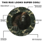Brown Black 3d Animal Rug Bring Wildlife Illusion To Your Space 1