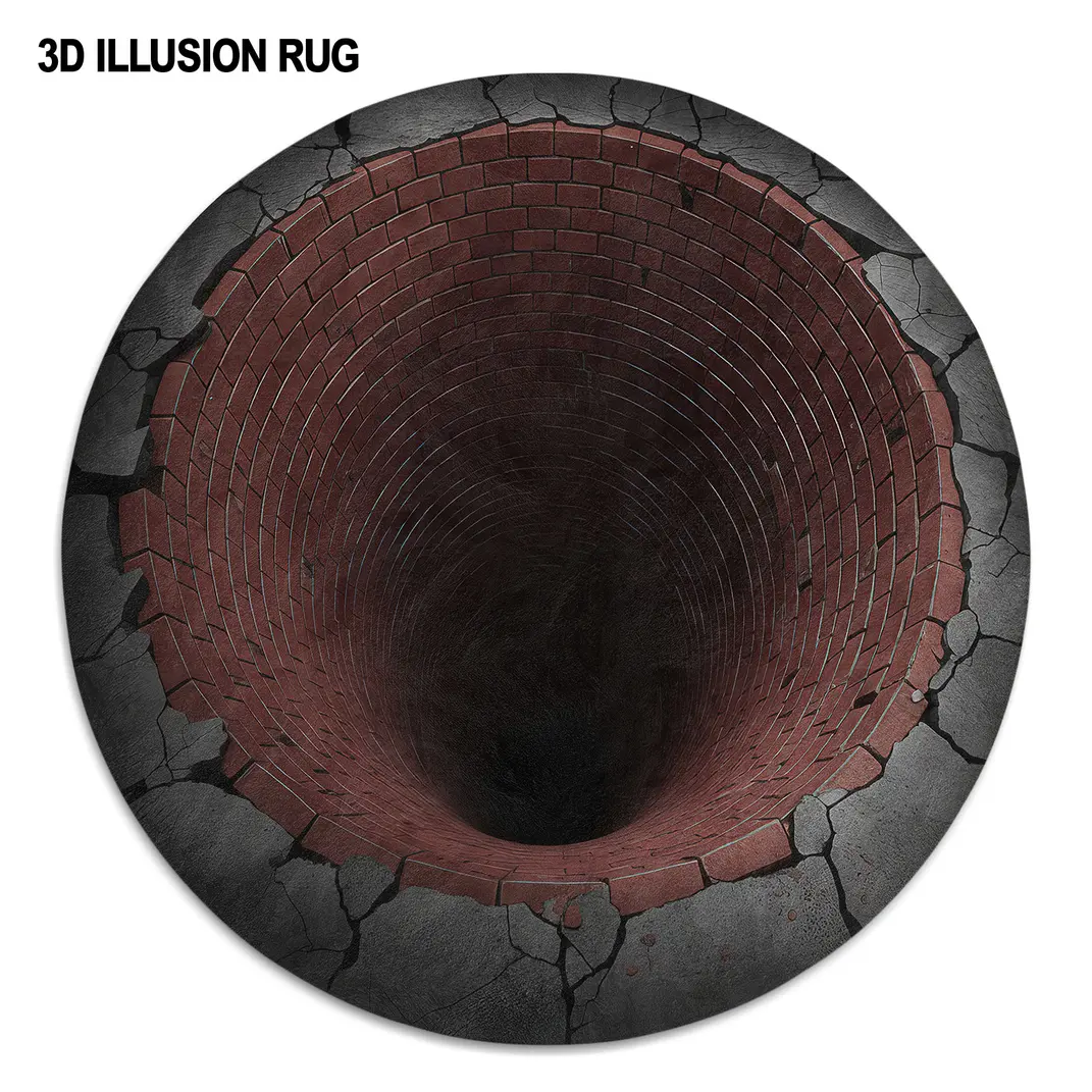 Brown Black Transform Your Space With A 3d Illusion Floor Rug 4 Brown Black Transform Your Space With A 3d Illusion Floor Rug 4