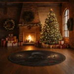 Brown Red 3d Train Illusion Rug Unique Home Decor For Any Room 1