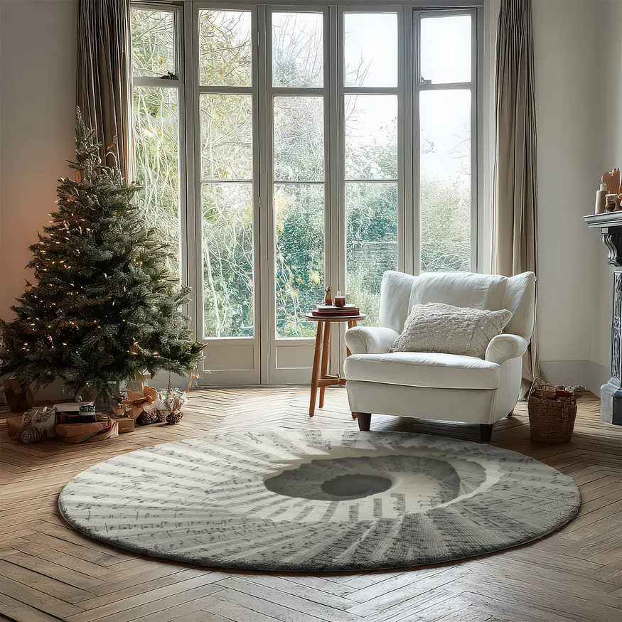 Gray Black 3d Illusion Rug Stunning Musical Vortex Design 2 Gray Black 3d Illusion Rug Stunning Musical Vortex Design 2