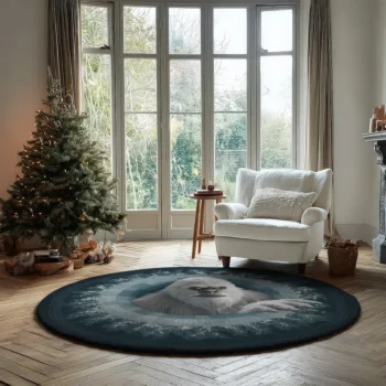 Gray Blue 3d Yeti Illusion Rug Transform Your Space Instantly 2