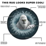 Gray Blue 3d Yeti Illusion Rug Transform Your Space Instantly 1