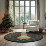 Green Beige 3d Angel Illusion Rug Enhance Your Home Decor 1