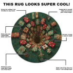 Green Red 3d Illusion Rug Mesmerizing Gift Decor For Any Room 1