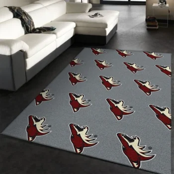 Nhl Repeat Phoenix Coyotes Area Rug Living Room And Bed Room Rug Rug Regtangle Carpet Floor Decor Home Decor 0