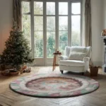 Pink Mint Whimsical Wonderland 3d Illusion Rug For Home Decor 1