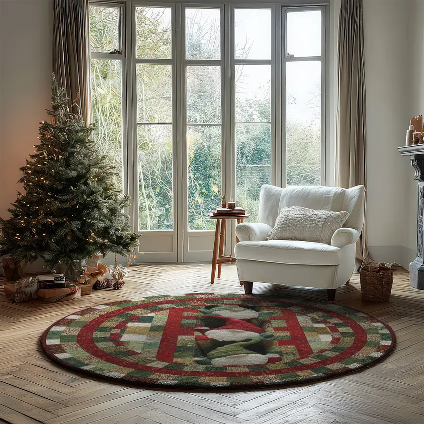 Red Green 3d Gnome Illusion Rug Add Whimsy To Your Space 2 Red Green 3d Gnome Illusion Rug Add Whimsy To Your Space 2