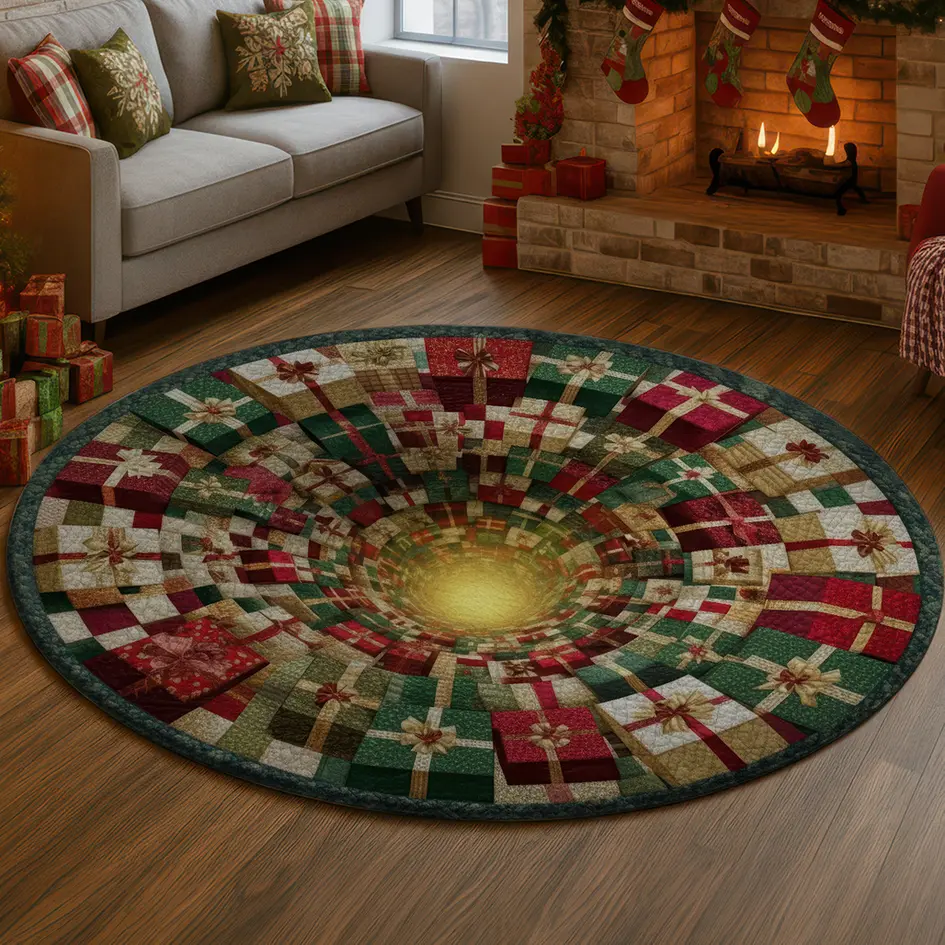 Red Green 3d Illusion Rug Mesmerizing Optical Effect For Home 1 Red Green 3d Illusion Rug Mesmerizing Optical Effect For Home 1