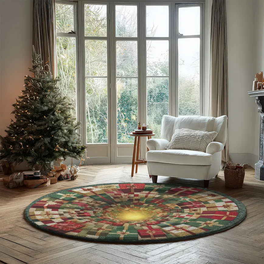 Red Green 3d Illusion Rug Mesmerizing Optical Effect For Home 2 Red Green 3d Illusion Rug Mesmerizing Optical Effect For Home 2