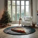 Red Green Immersive 3d Illusion Rug Transform Your Space Instantly 1