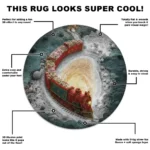 Red Green Immersive 3d Illusion Rug Transform Your Space Instantly 1