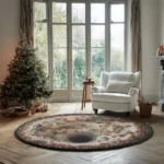 White Red 3d Illusion Rug Enchanting Home Decor Centerpiece 1